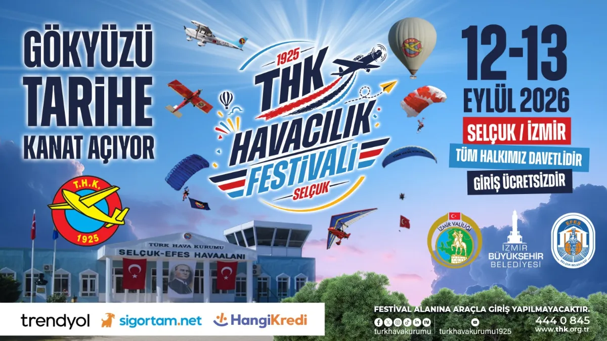 İzmir’de Gökyüzü Şölenine Davet: THK Havacılık Festivali Başlıyor