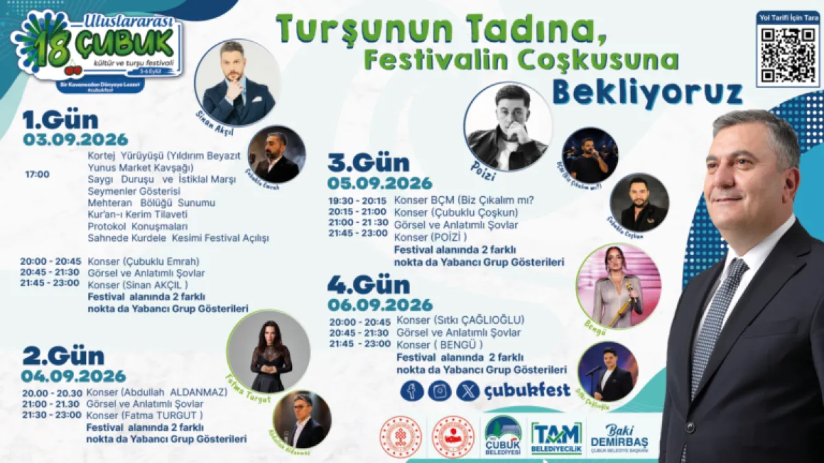 Ankara 18. Uluslararası Çubuk Kültür Ve Turşu Festivali Ziyaretçilerini Ağırlıyor