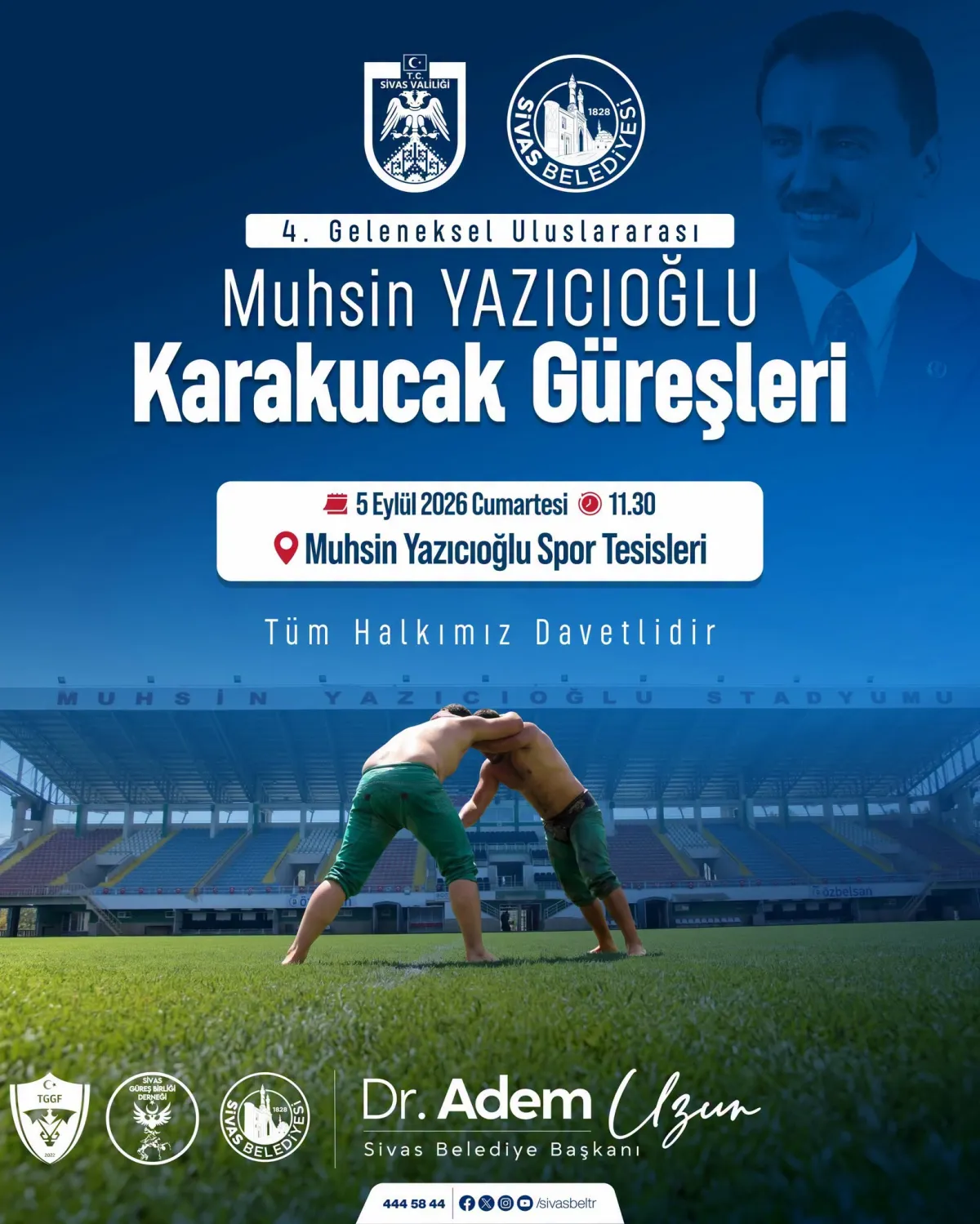 Uluslararası Karakucak Güreşleri Sivas’ta Nefes Kesti: 400 Sporcu Mücadele Ediyor