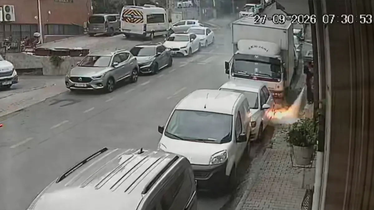 Kağıthane’de korku dolu anlar! Elektrik kabloları yandı, Patlama yaşandı