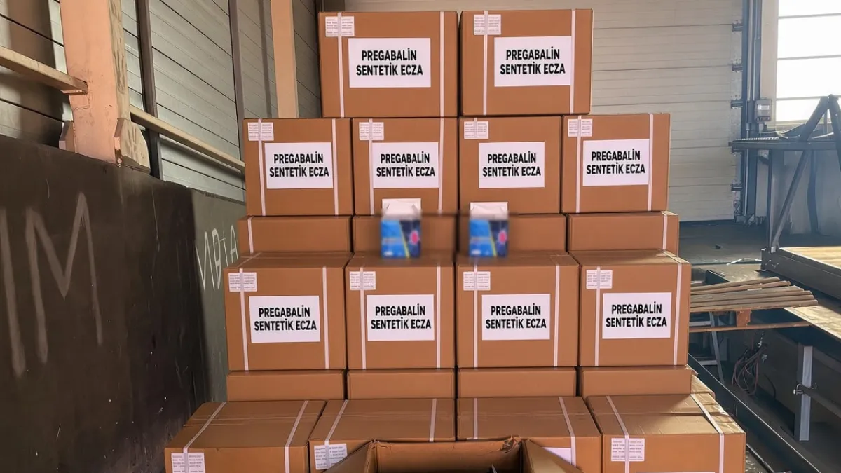 Mersin’de 3 Ayrı operasyon: 1 Ton 716 Kilo pregabalin ele geçirildi