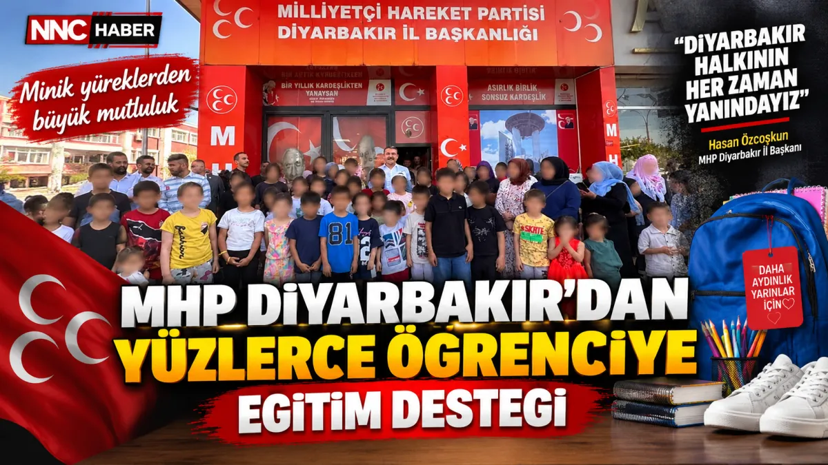 MHP Diyarbakır’dan Yüzlerce Öğrenciye Eğitim Desteği