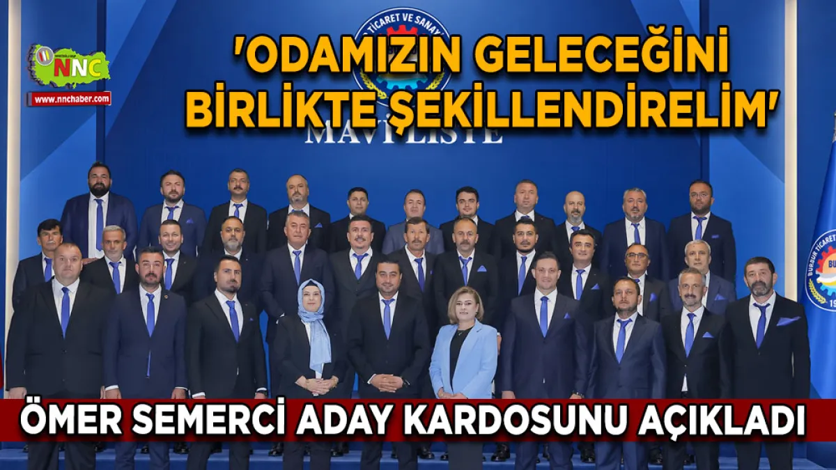 Ömer Semerci aday kardosunu açıkladı 'Odamızın geleceğini birlikte şekillendirelim'