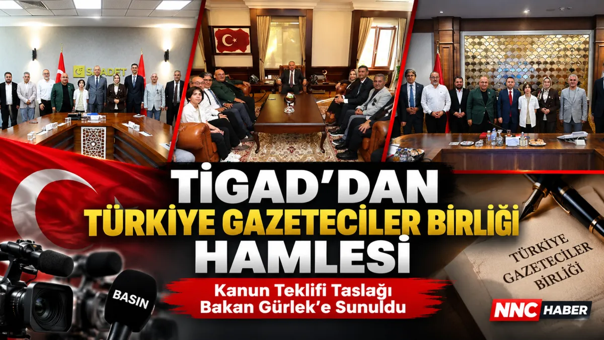 TİGAD’dan Türkiye Gazeteciler Birliği Hamlesi: Kanun Teklifi Taslağı Bakan Gürlek’e Sunuldu