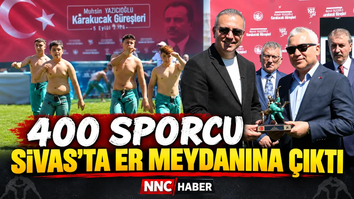 Uluslararası Karakucak Güreşleri Sivas’ta Nefes Kesti: 400 Sporcu Mücadele Ediyor
