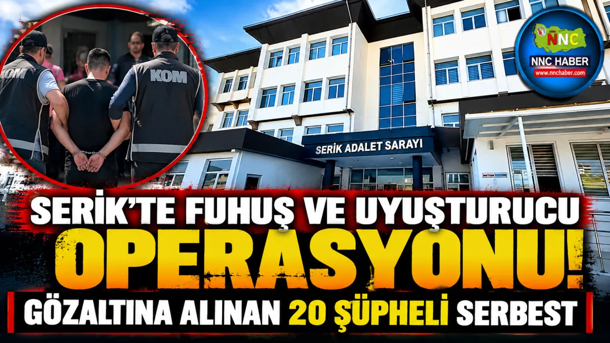 Antalya Serik’te 35 Adres ve 2 Tekneye Operasyon! 20 Şüphelinin Tamamı Serbest Kaldı