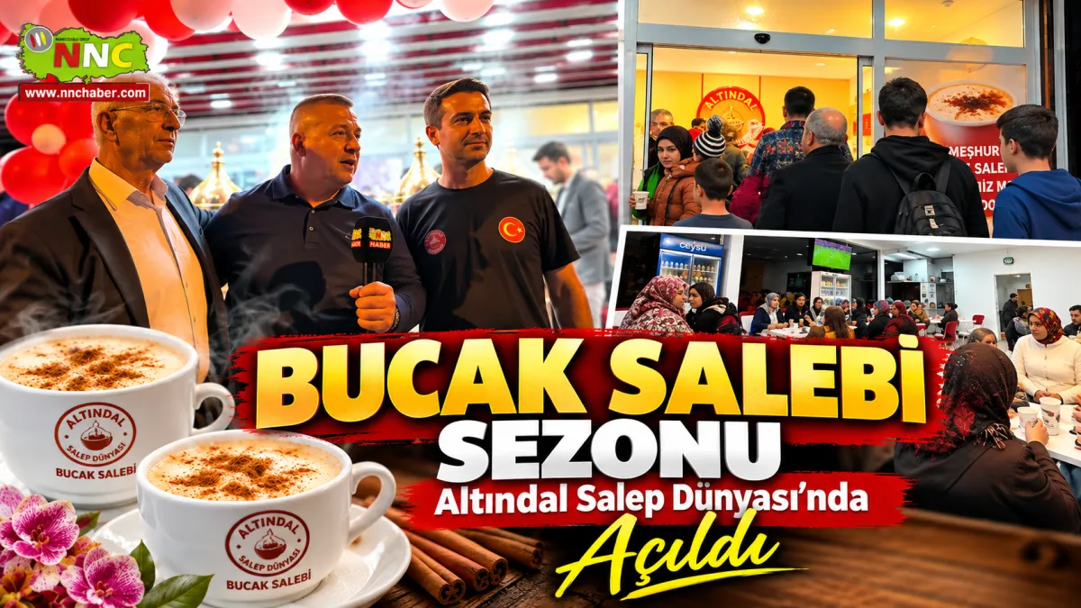 Bucak salebi sezonu Altındal Salep Dünyası’nda açıldı
