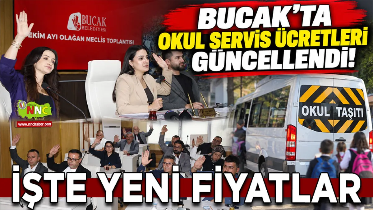 Bucak’ta okul servis ücretleri güncellendi! İşte yeni fiyatlar