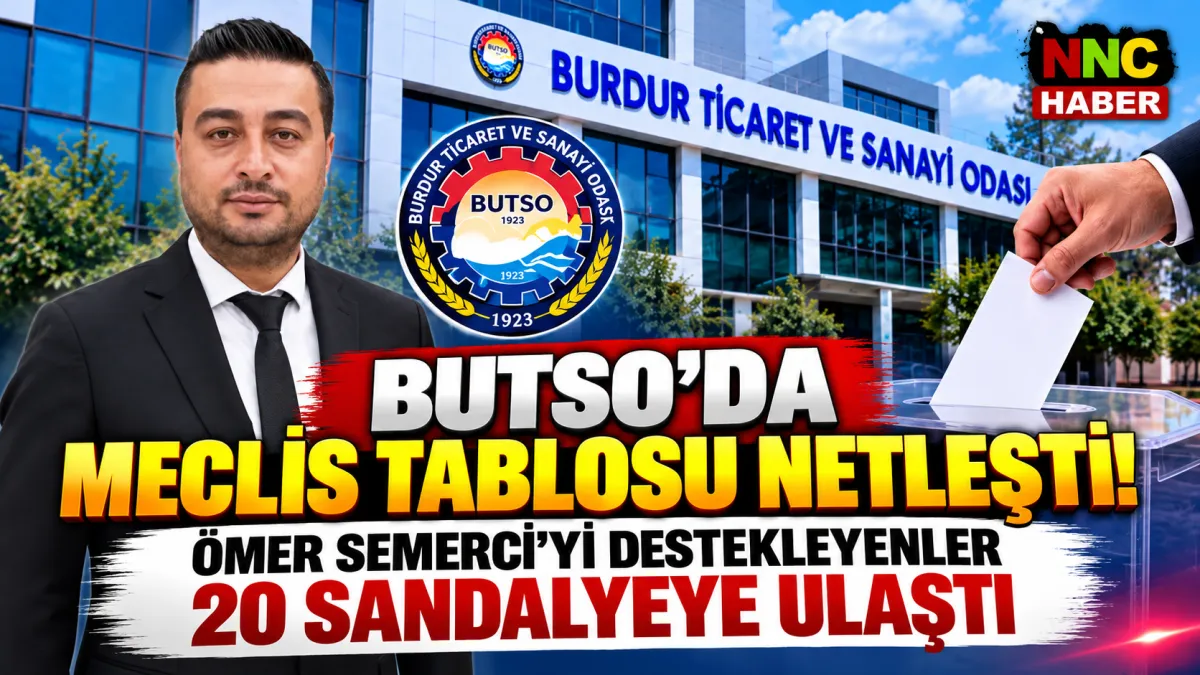 Burdur Ticaret ve Sanayi Odası Meclis Tablosu Netleşti! işte sayı ve isimler 