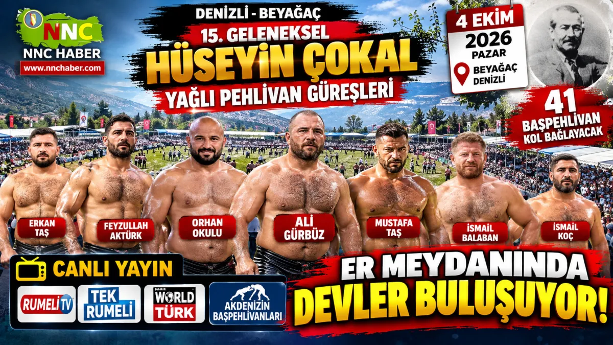 CANLI İZLE |2026 Denizli Beyağaç’ta Er Meydanı Kuruluyor! Hüseyin Çokal Yağlı Güreşleri’nde Başpehlivan Kim Olur ?