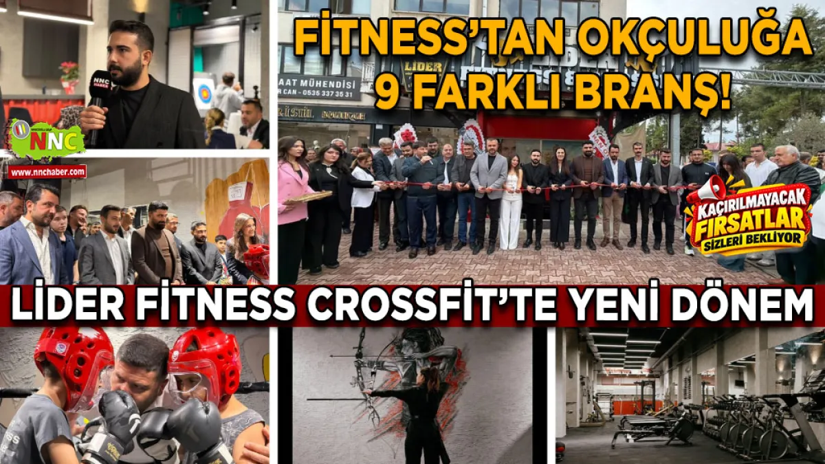 Lider Fitness Crossfit'te Yeni Dönem! Fitness'tan Okçuluğa 9 Farklı Branş