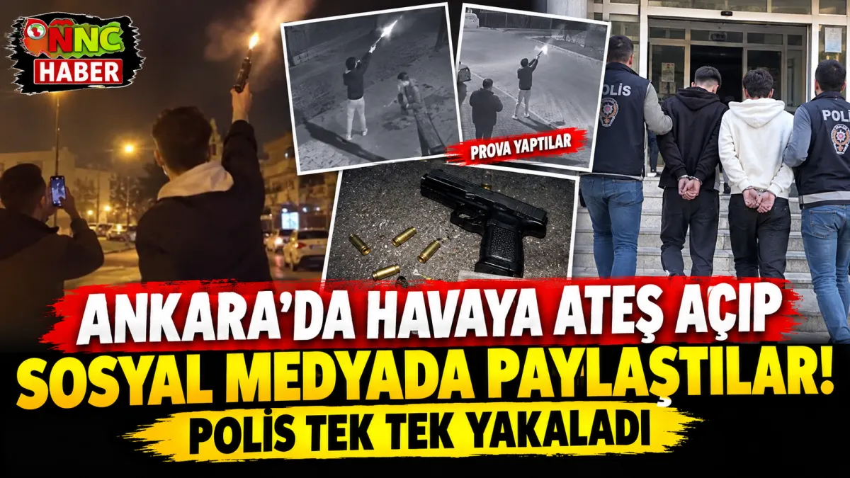 Sosyal Medya Uğruna Silahla Şov Yaptılar! Polis Affetmedi
