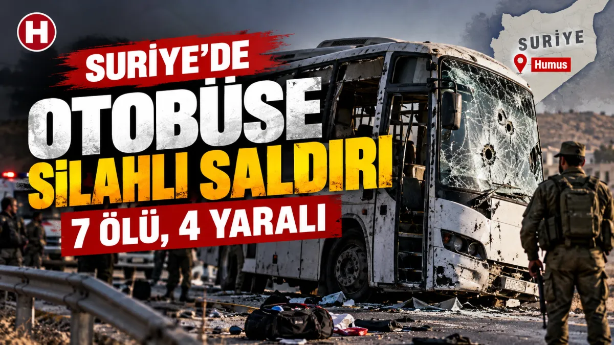 Suriye’de Otobüse Silahlı Saldırı 7 Ölü, 4 Yaralı
