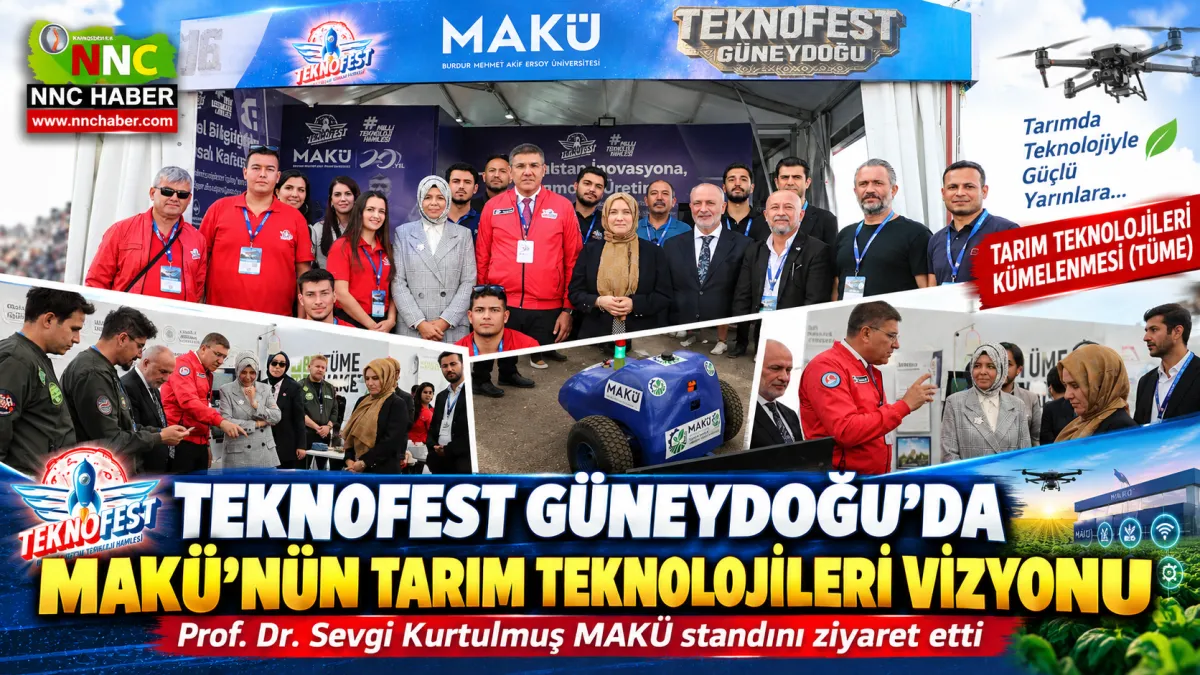 TEKNOFEST’te MAKÜ Standına Önemli Ziyaret! Tarım Teknolojileri Çalışmaları Anlatıldı
