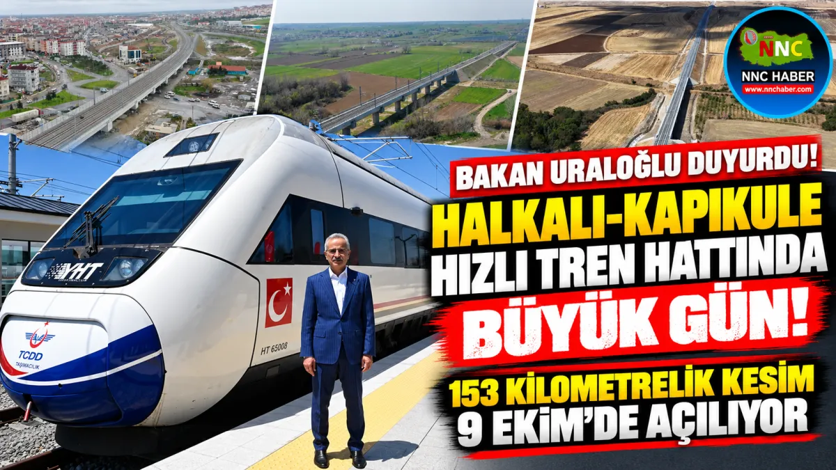 Türkiye’nin Avrupa’ya Hızlı Tren Kapısı Açılıyor! 153 Kilometrelik Hat İçin Tarih Belli Oldu