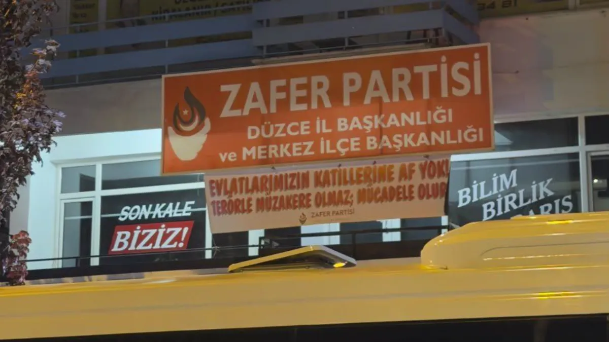 Zafer Partisi Düzce İl Başkanı Hülya Eroğlu’na “Teröre Tepki” Soruşturması