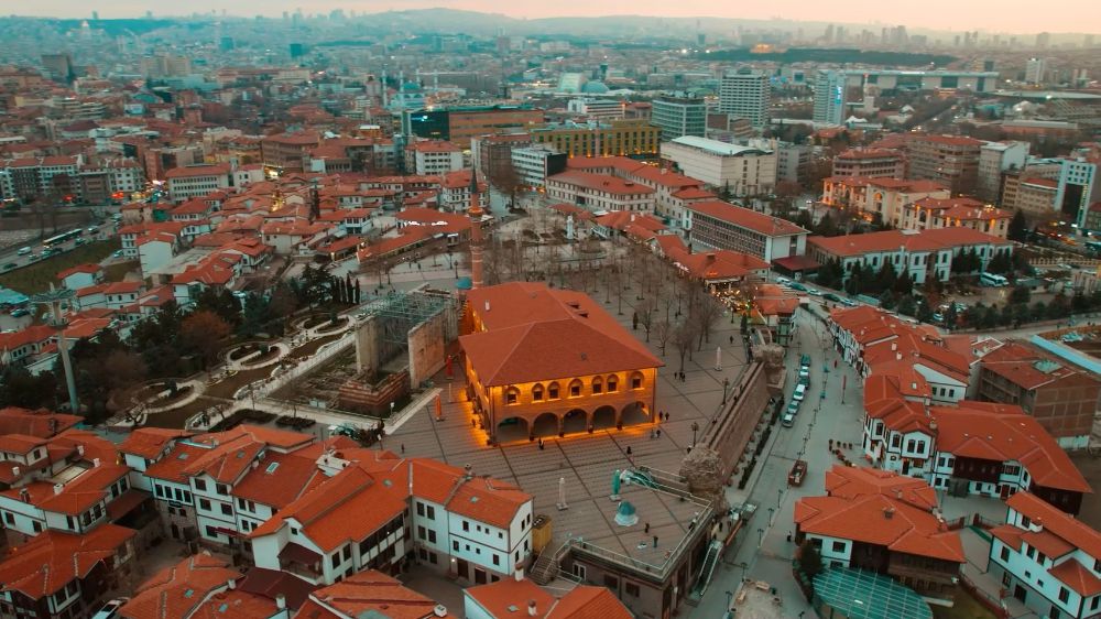 Ankara'nın Camileri Berat Kandili'nde Havadan Görüntülendi -Haberler 