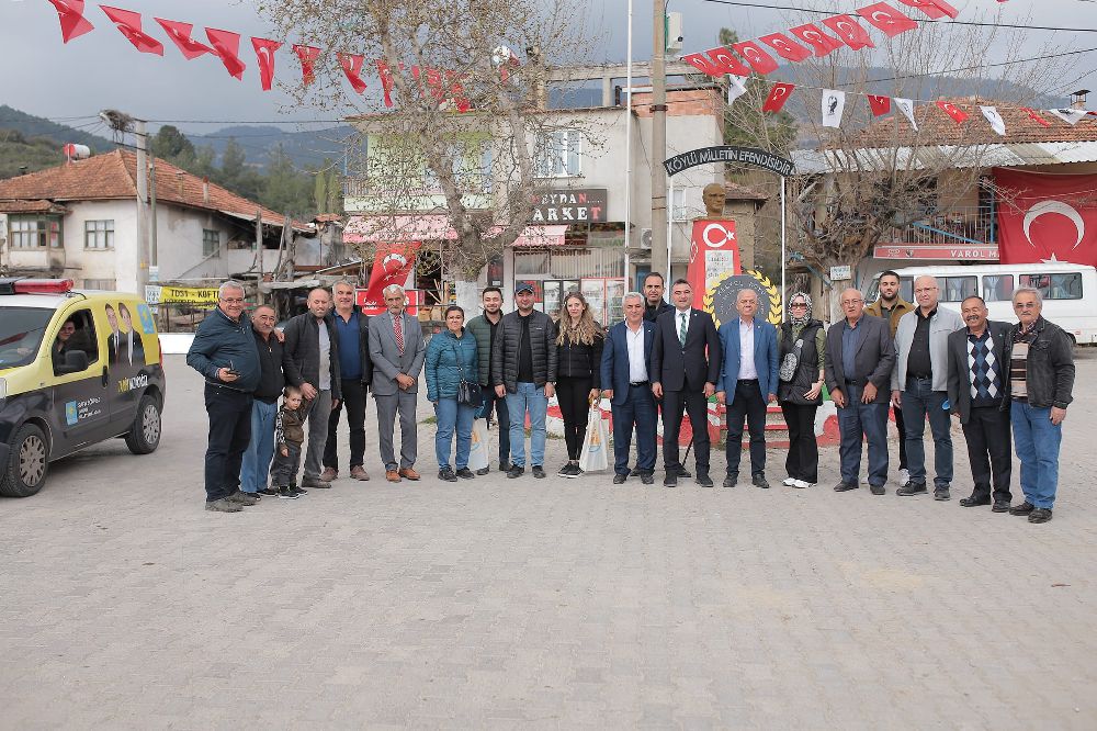 Safa Sönmez'den 1 günde 7 köy 157 haneye ziyaret