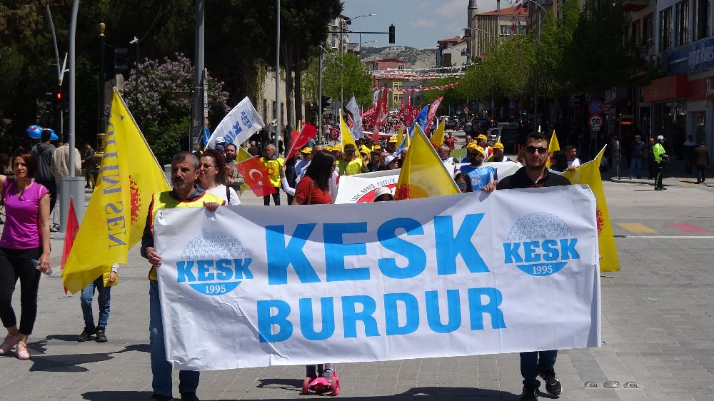 Burdur’da 1 Mayıs Emek ve Dayanışma Günü coşkusu