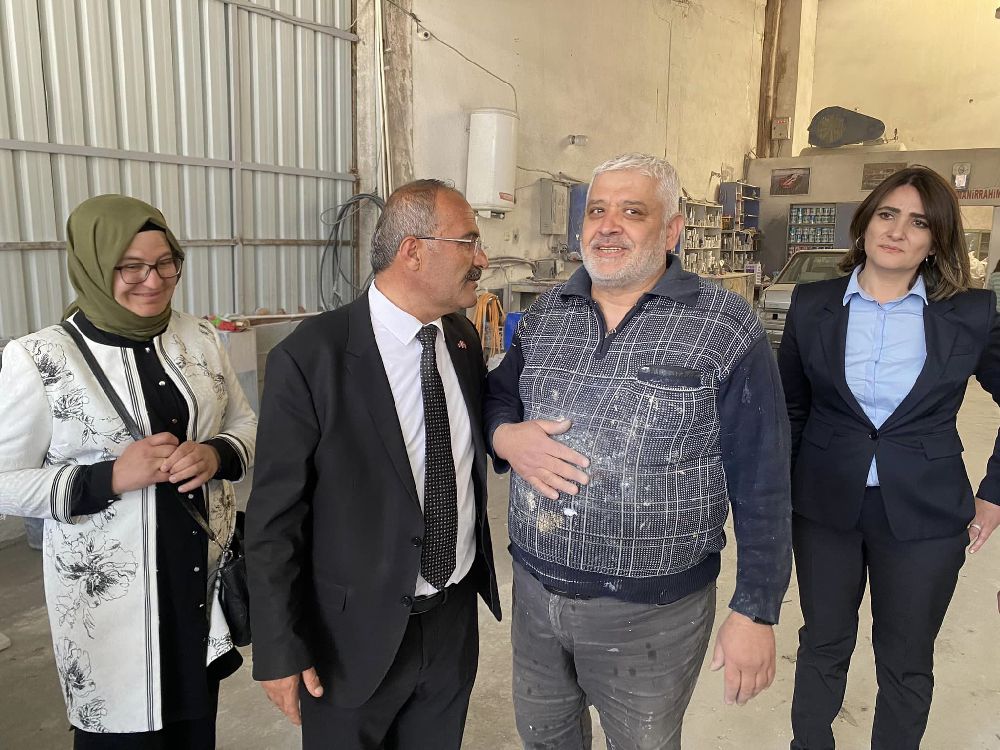 MHP Burdur Milletvekili adayları Bucak Sanayi Sitesinde