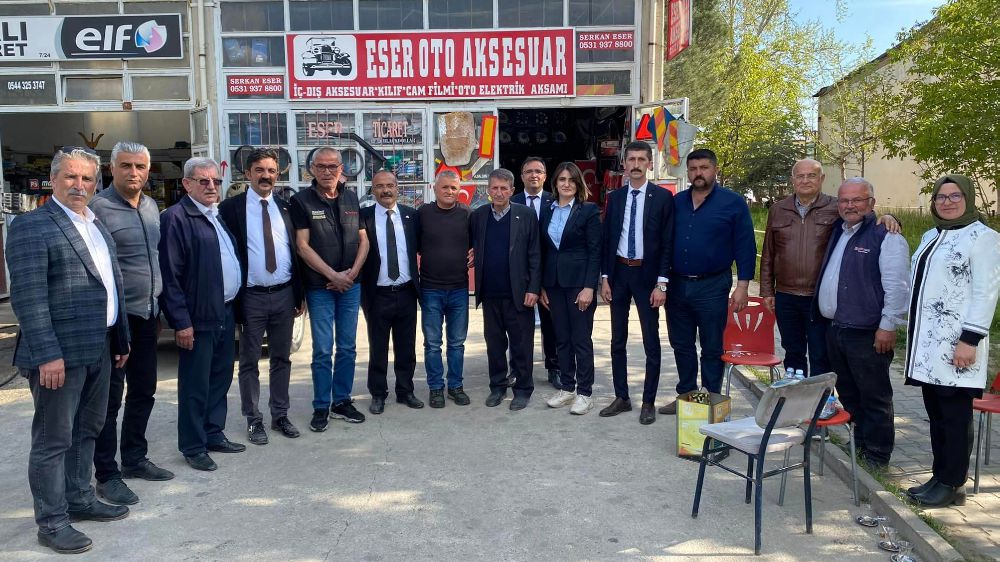 MHP Burdur Milletvekili adayları Bucak Sanayi Sitesinde