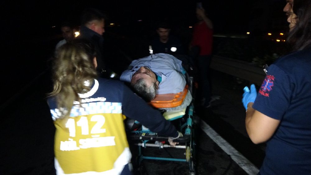 Antalya'da kaza 1 ölü savaş alanına döndü