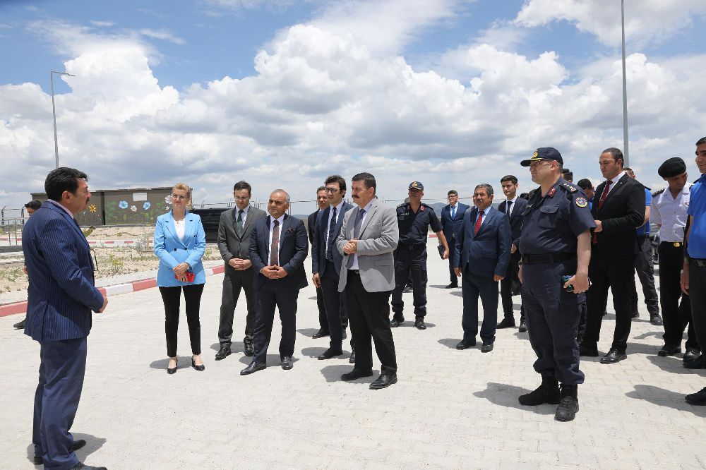 Burdur'da yeni cezaevi kampüsünde fidan dikimi yapıldı