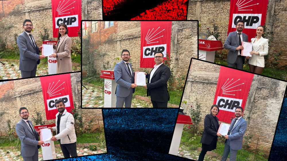 CHP Bucak'tan aday adaylık başvurularını yaptılar