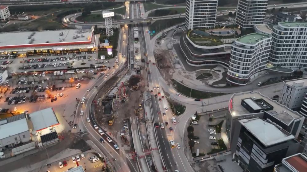 Bursa'da Mudanya Yolu Trafiği Normale Döndü: Dron Görüntüleri