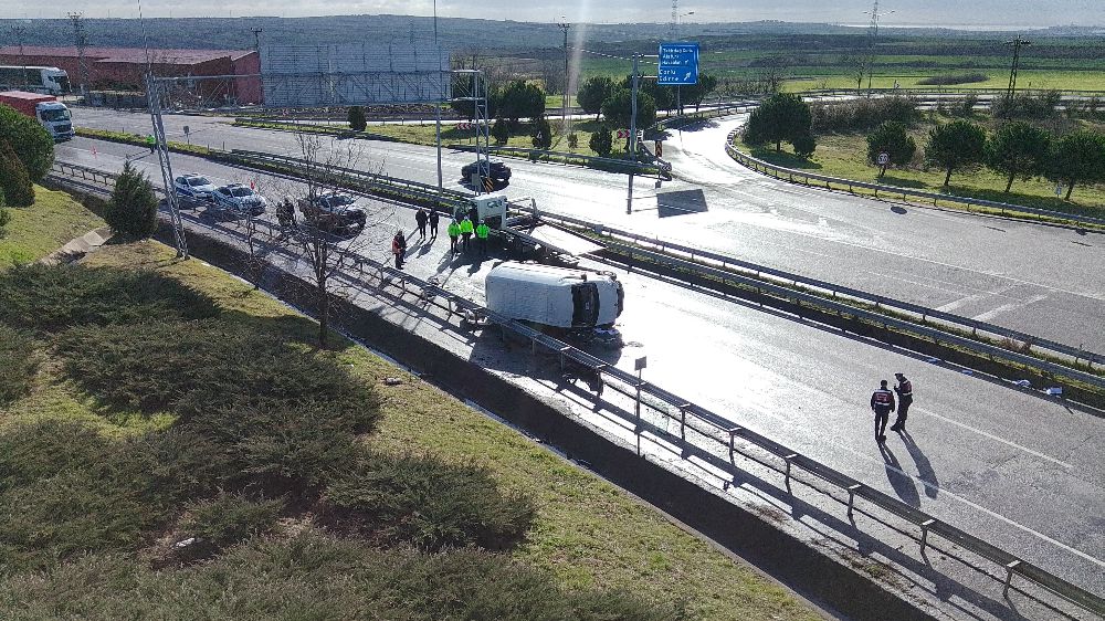 Tekirdağ'da korkunç kaza; 1 kişi hayatını kaybetti 1 kişi yaralandı