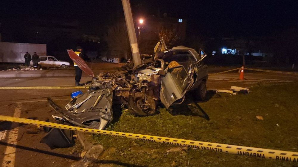 Hatay'da trafik kazası Sürücü hayatını kaybetti