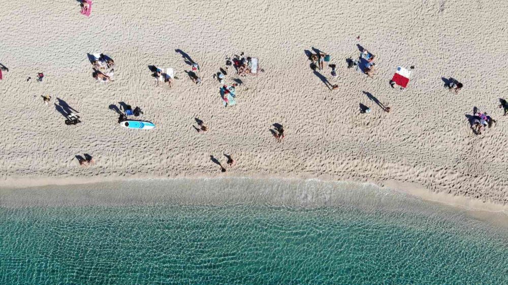 Yılın son gününde Alanya'da sahillerinde yoğunluk
