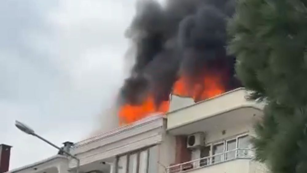 Yalova Armutlu'da Çatı Yangını! İtfaiye Ekipleri Müdahale Etti -Haberler