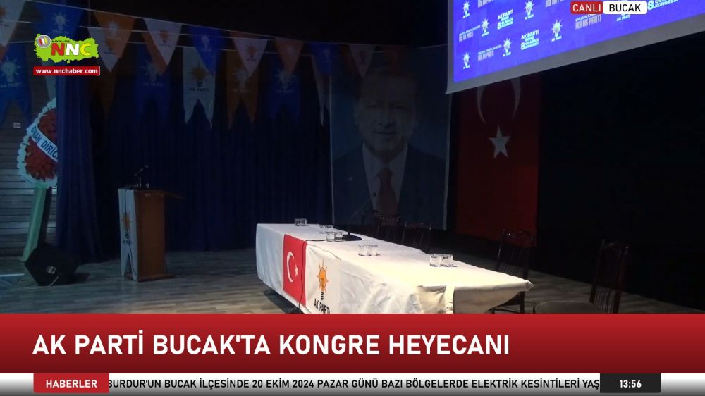 AK Parti Bucak'ta kongre heyecanı! Canlı yayın tıkla izle