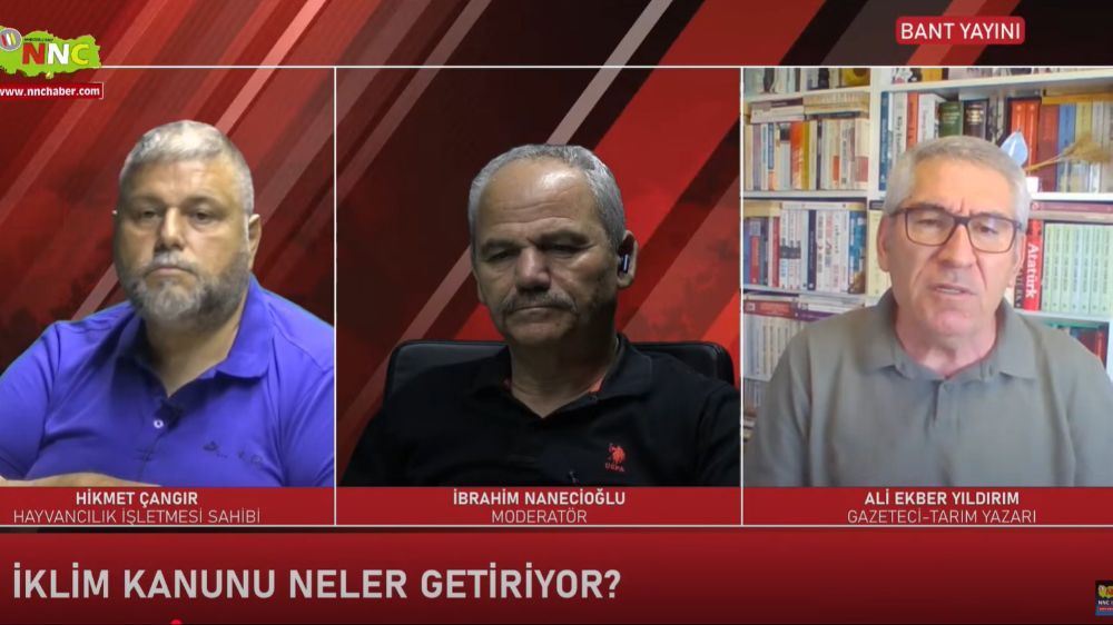 Ali Ekber Yıldırım ve Hikmet Çangır NNC Haber' de İklim kanununu konuştular