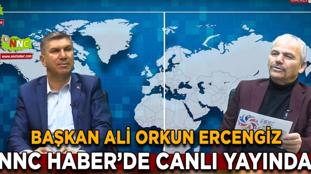 Başkan Ali Orkun Ercengiz, NNC Haber'de! Çalışmaları anlatıyor
