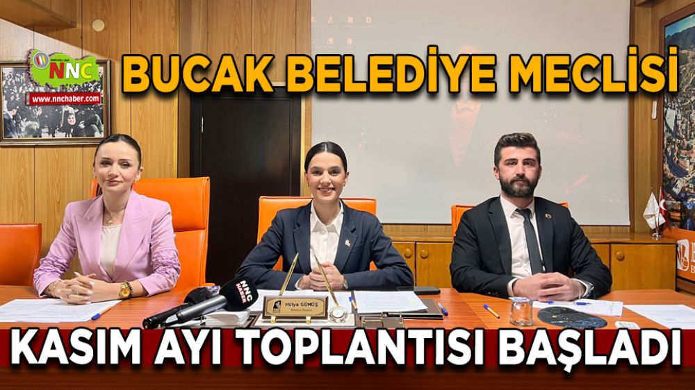 Bucak Belediye Meclisi Kasım Ayı Toplantısı Hülya Gümüş Başkanlığında Başladı